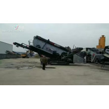 Crawler mobile stone crashing machine plant best mobile crushing screening station